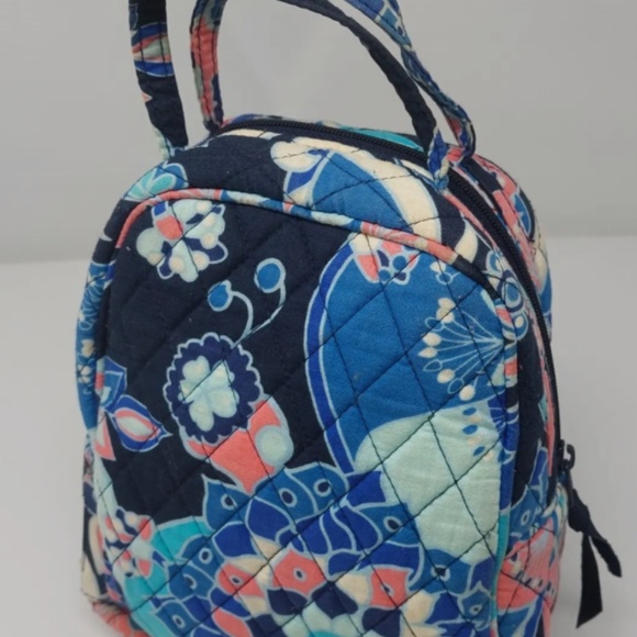 Vera Bradley Other - Vera Bradley Lunch Bunch Bag Lotus Flower Swirl Blue Floral Pattern Insulated